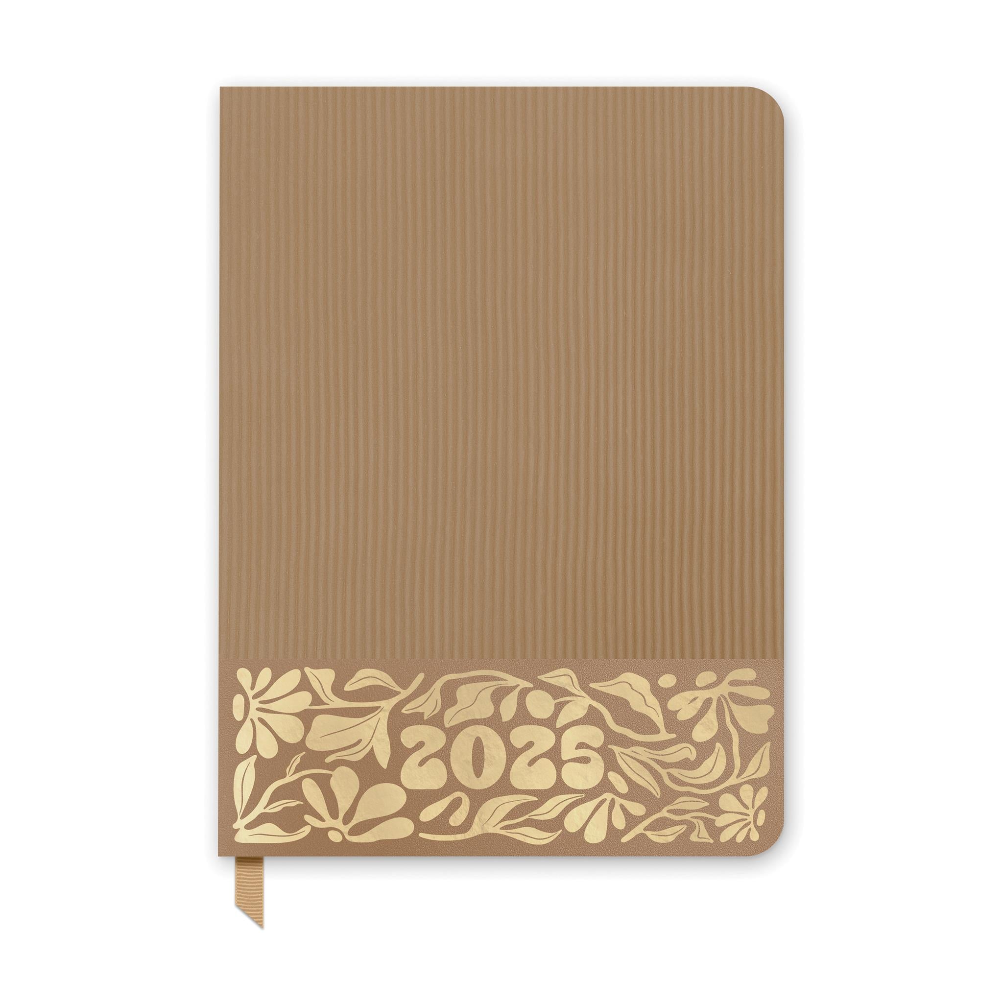 Leaves On Hazelnut Planner 2025 Calendar