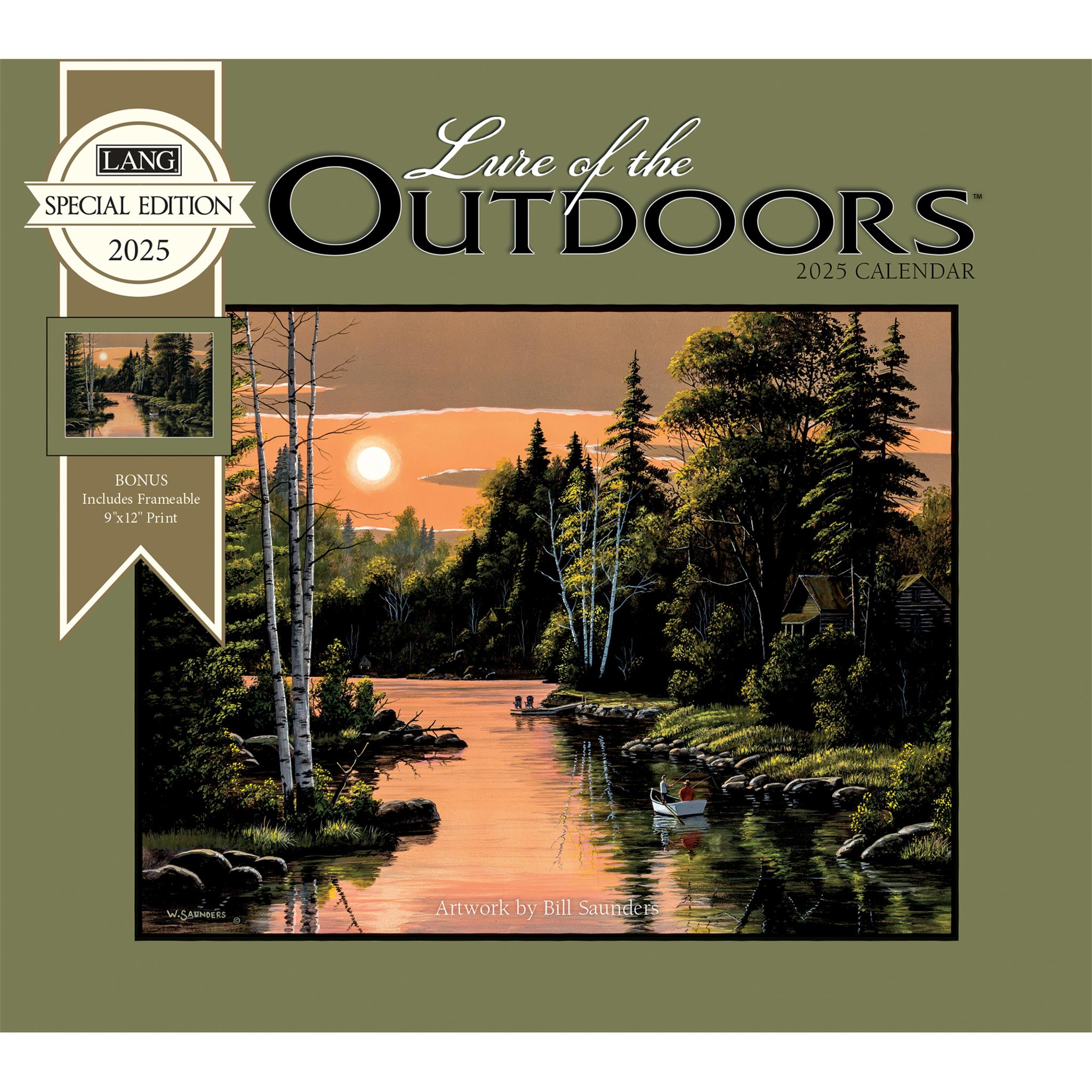 Lure Of The Outdoors Special Edition with Print Wall 2025 Calendar