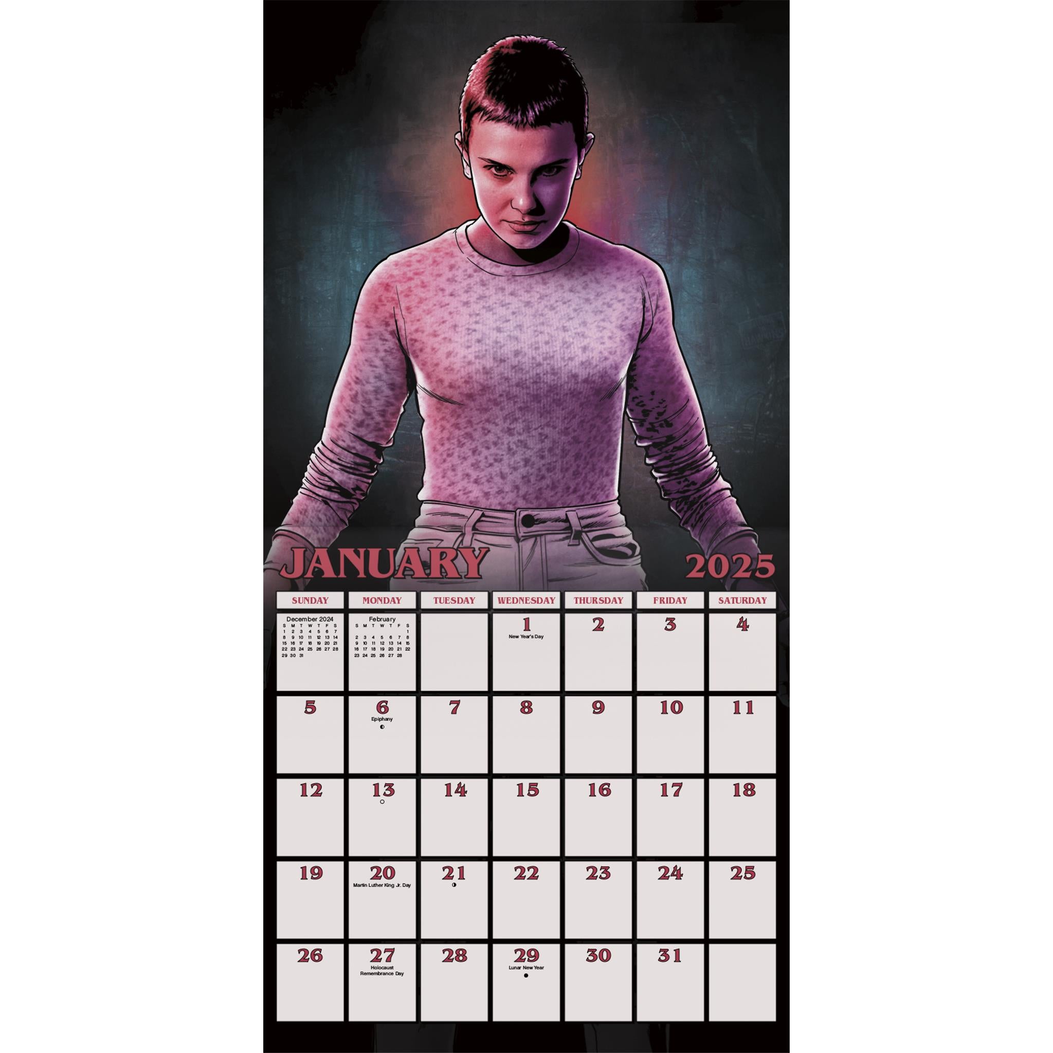 Stranger Things Mini 2025 Calendar