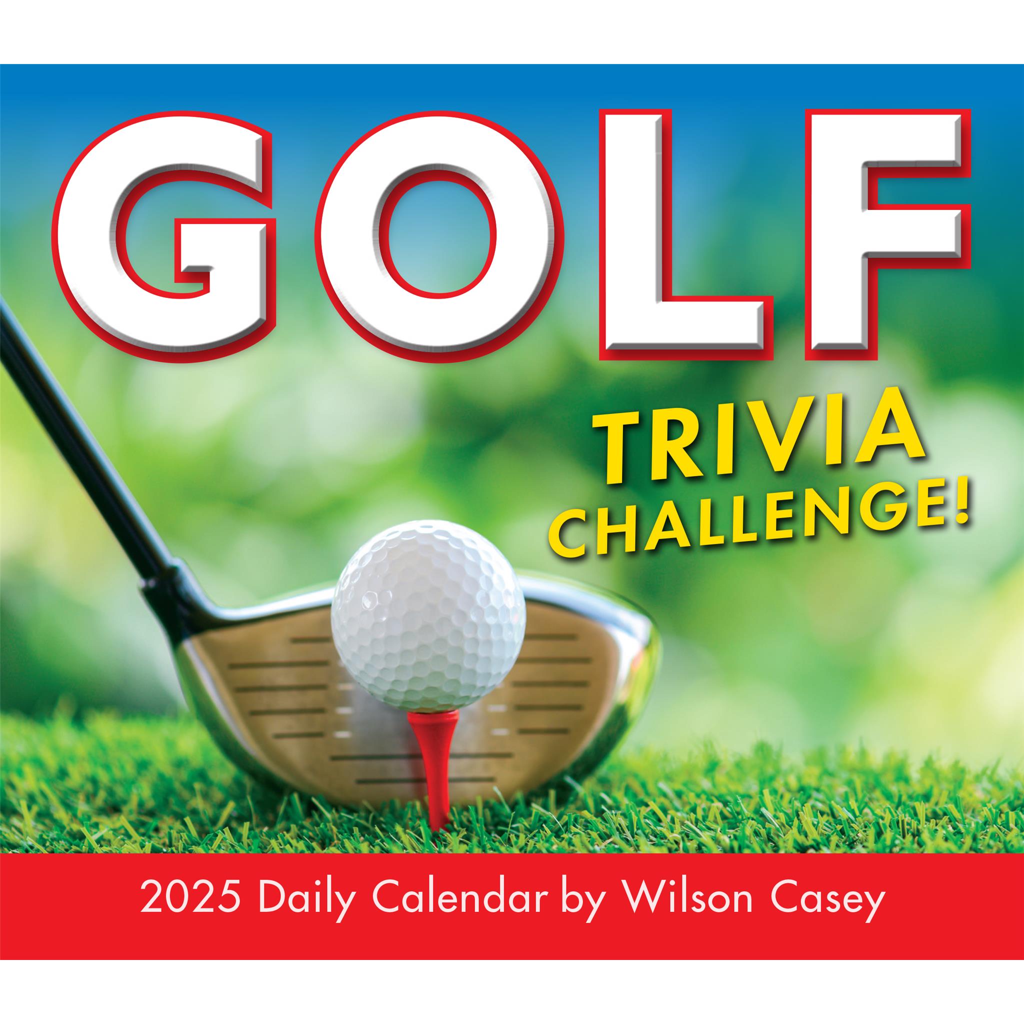 Golf Trivia Challenge Box 2025 Calendar - Online Exclusive