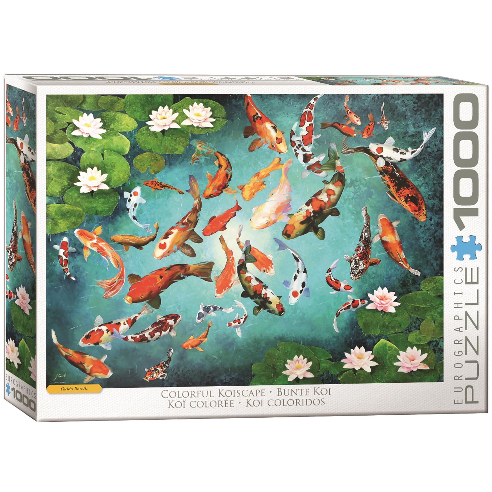 Koi Fish 1000 Piece Puzzle