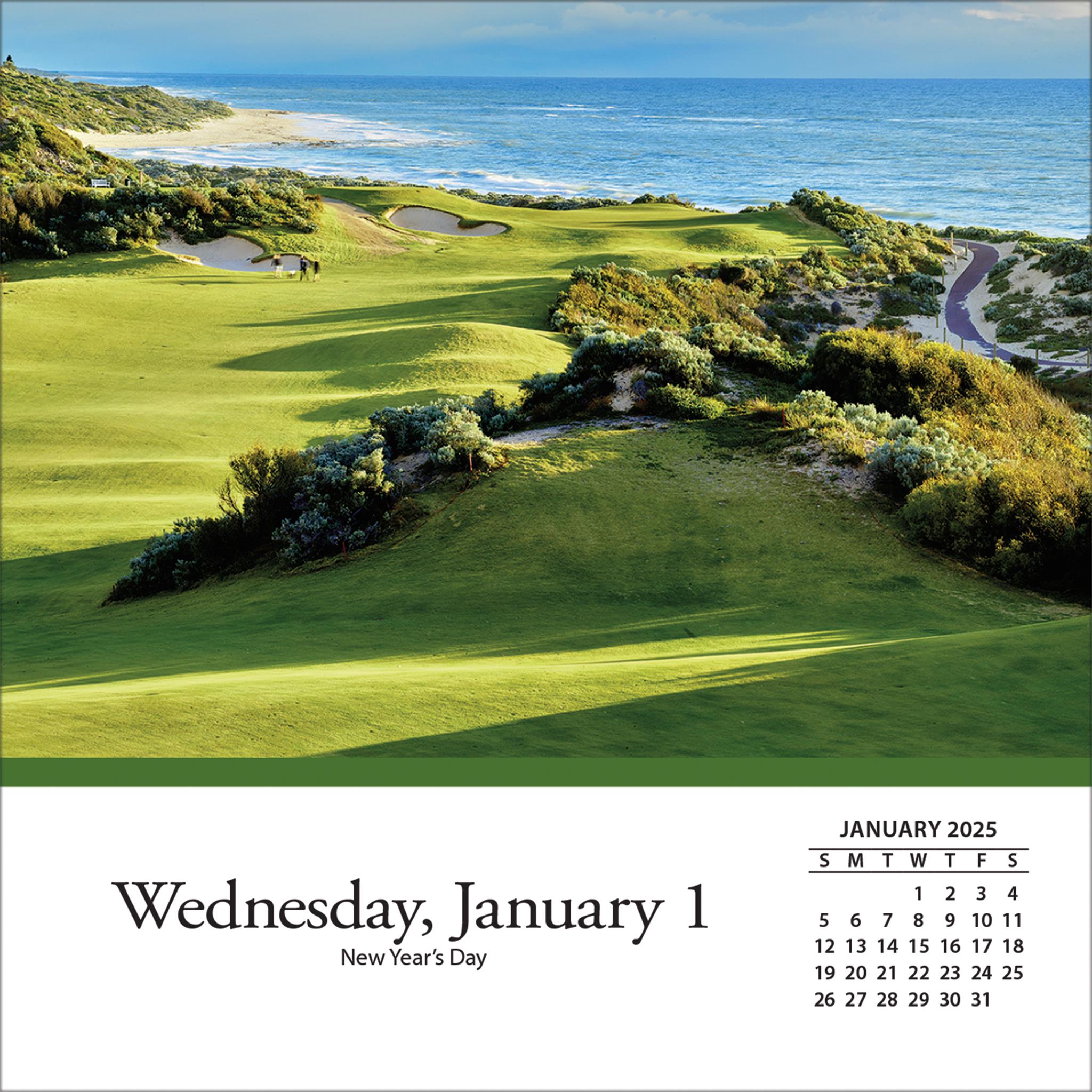 Golf Courses Box 2025 Calendar