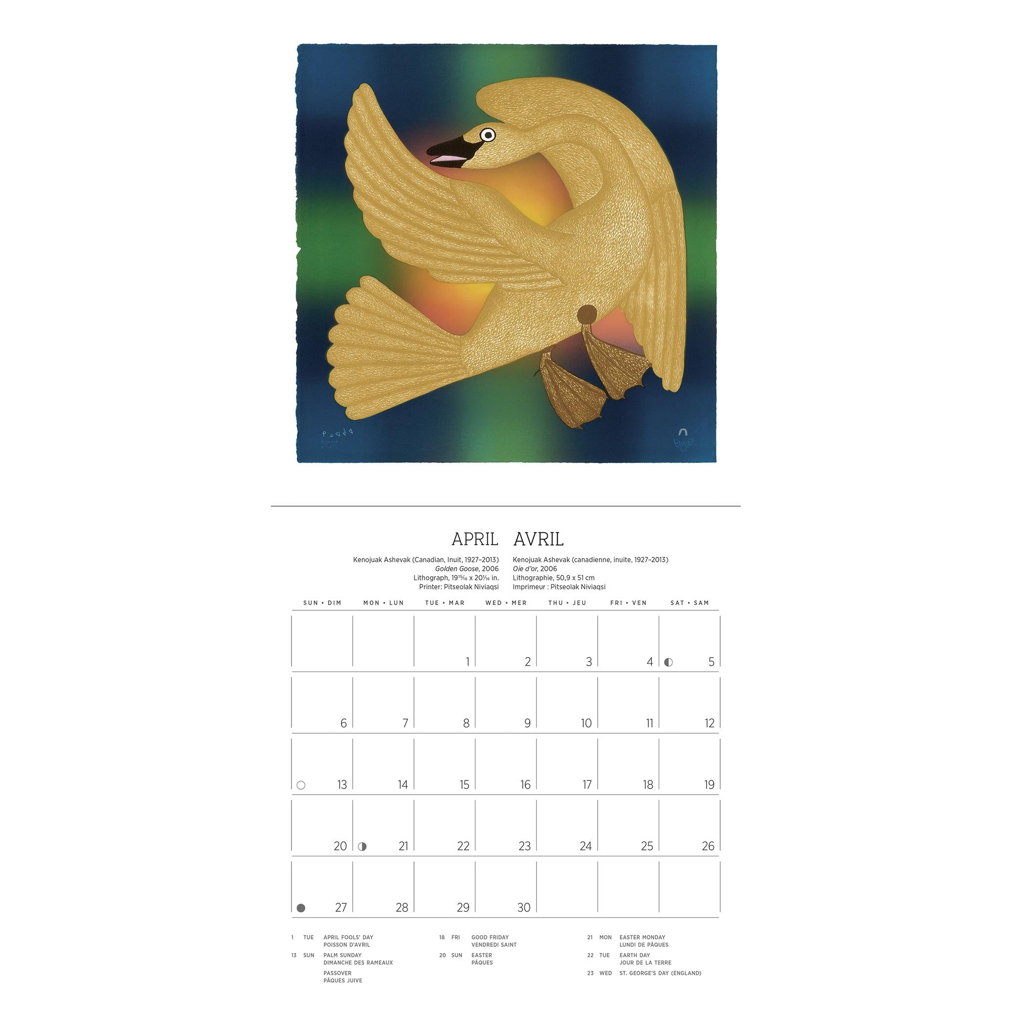 Inuit Art Cape Dorset Mini 2025 Calendar