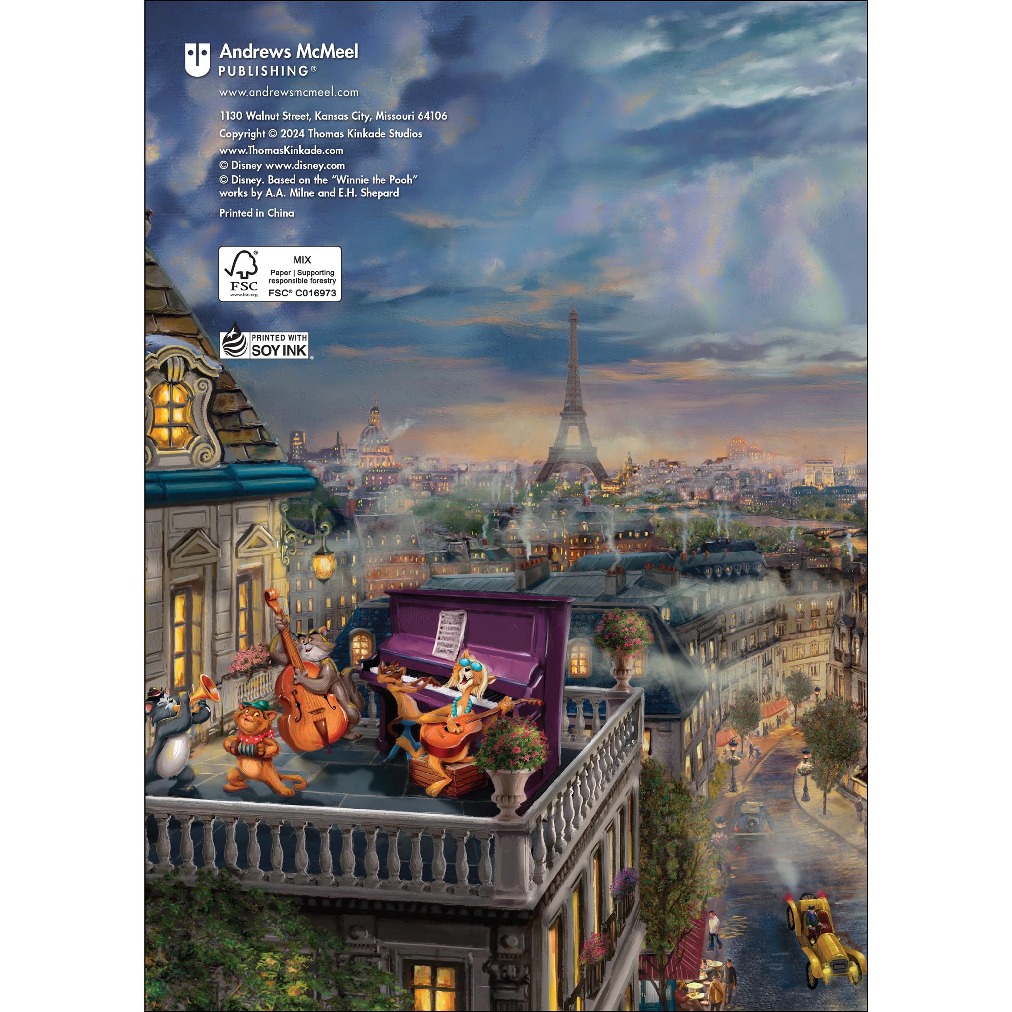 Kinkade Disney Dreams Collection Engagement 2025 Calendar