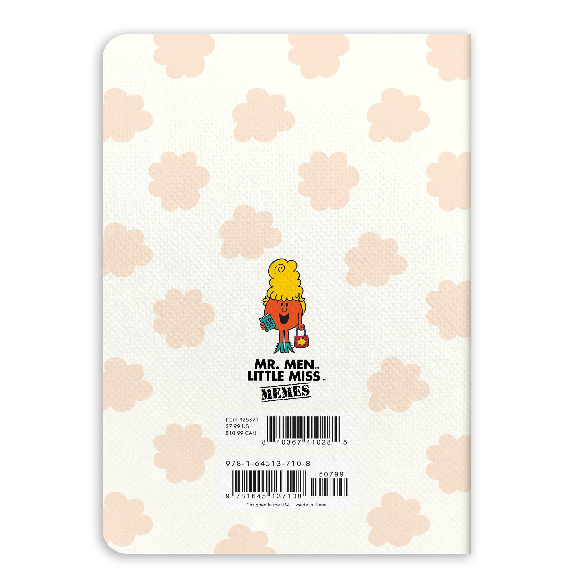 Little Miss Punctual Monthly Pocket Planner 2025 Calendar