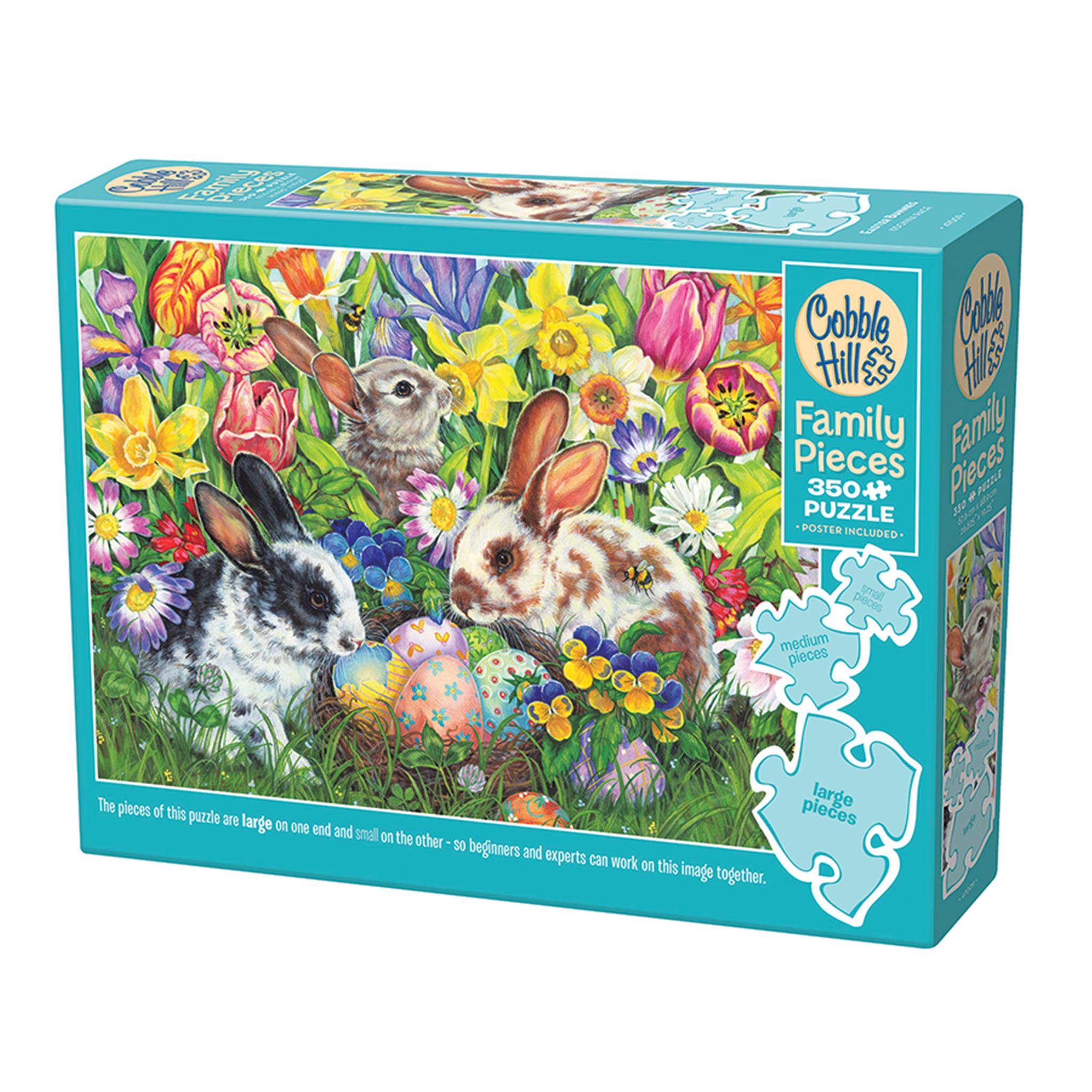 Easter Bunnies Family 350 Piece Puzzle Cobble Hill