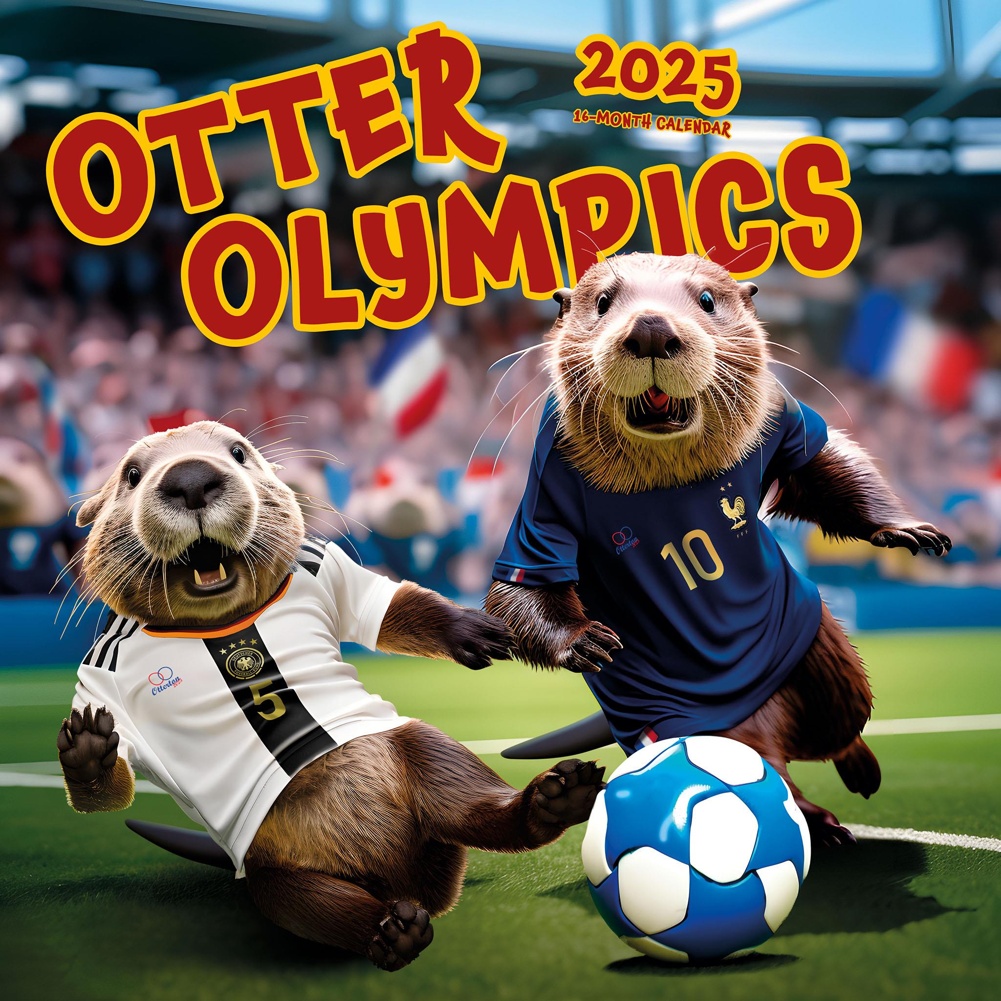 Otter Olympics Wall 2025 Calendar - Online Exclusive