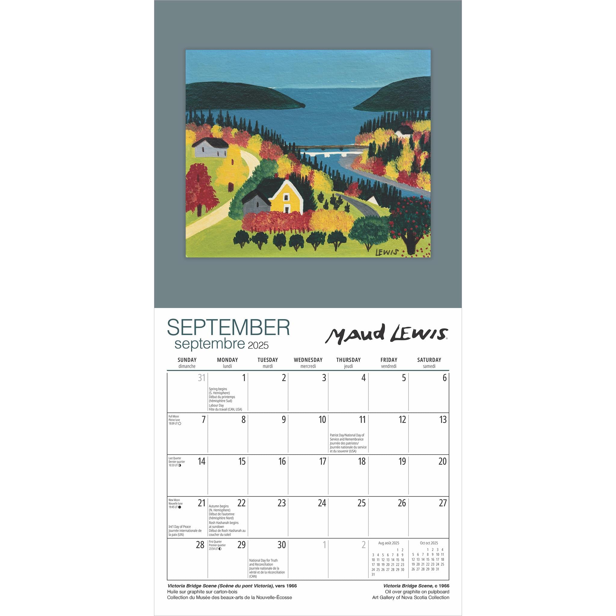 Maud Lewis Mini 2025 Calendar