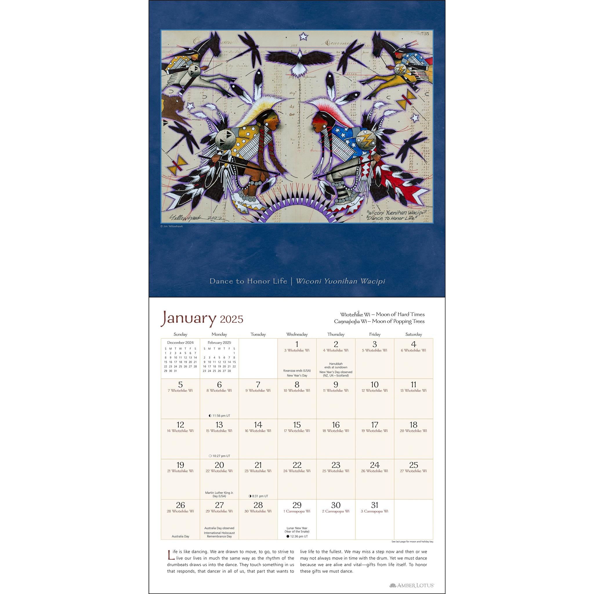 Lakota Way Wall 2025 Calendar - Online Exclusive