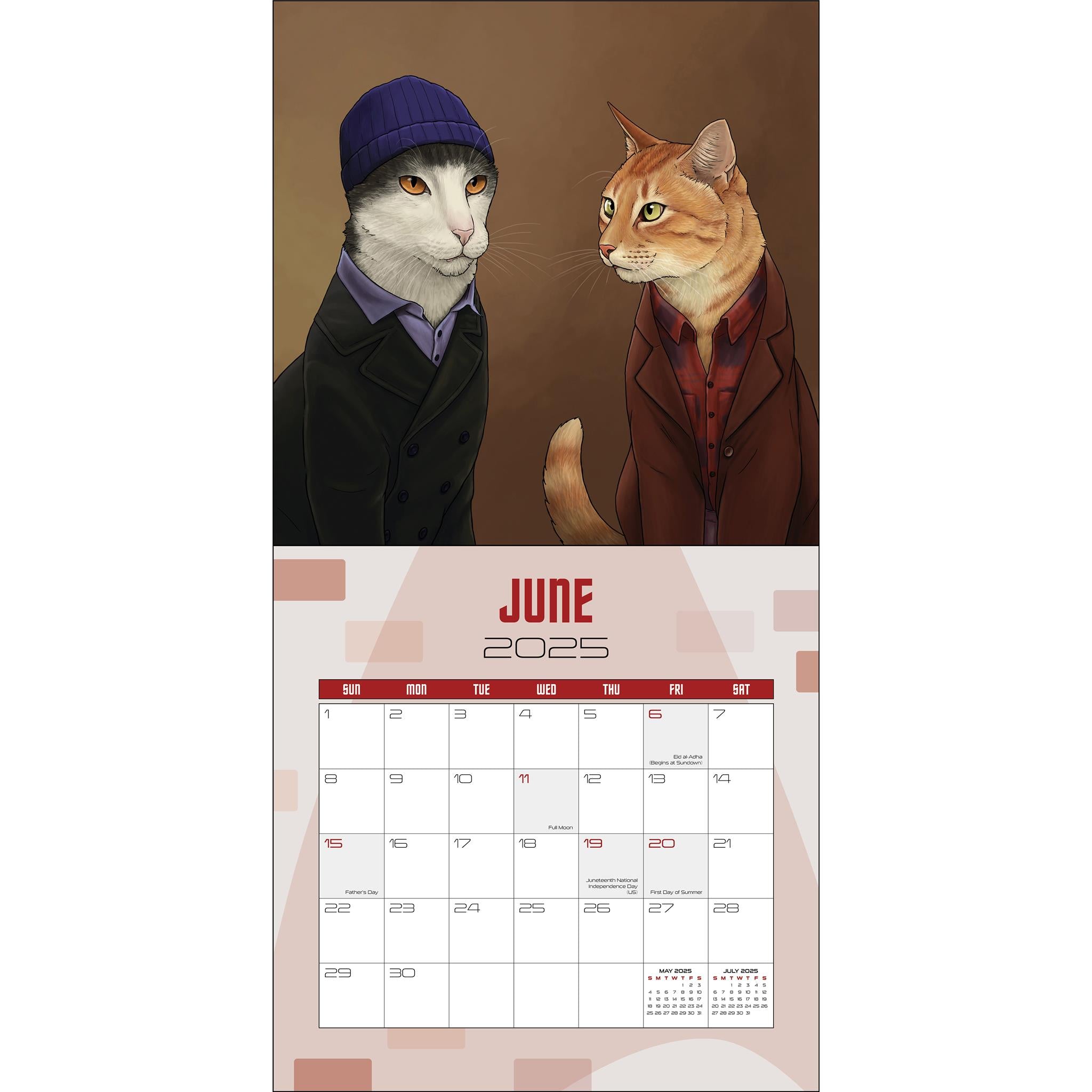 Star Trek Cats Wall 2025 Calendar - Online Exclusive