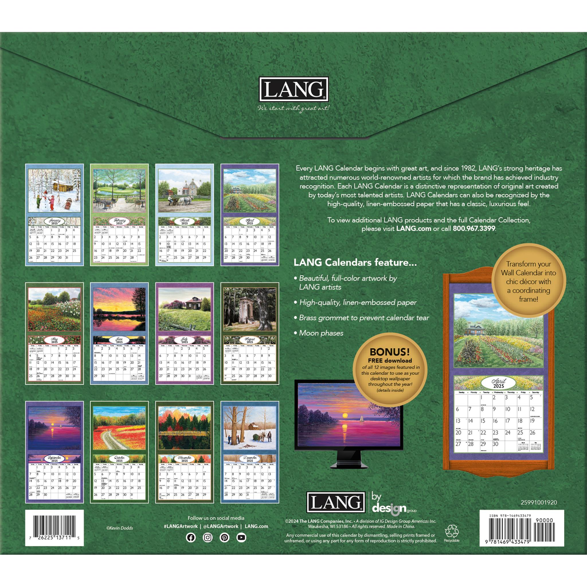 Journey Home Wall 2025 Calendar - Online Exclusive