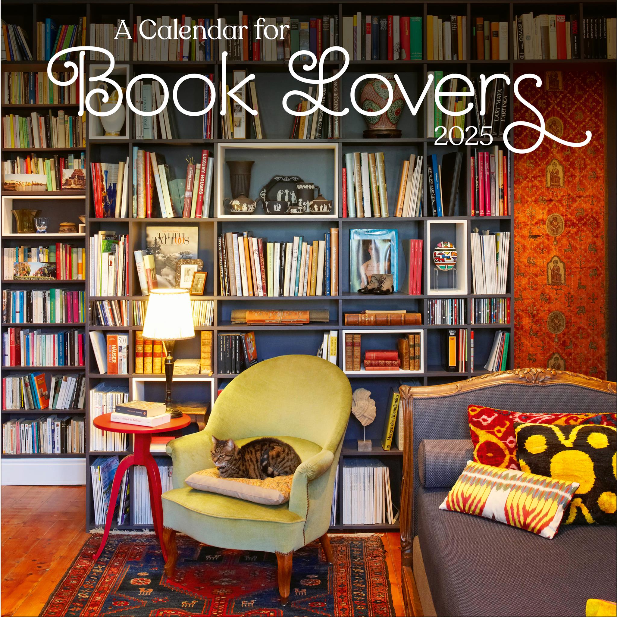 A Calendar For Book Lovers Wall 2025 Calendar - Online Exclusive