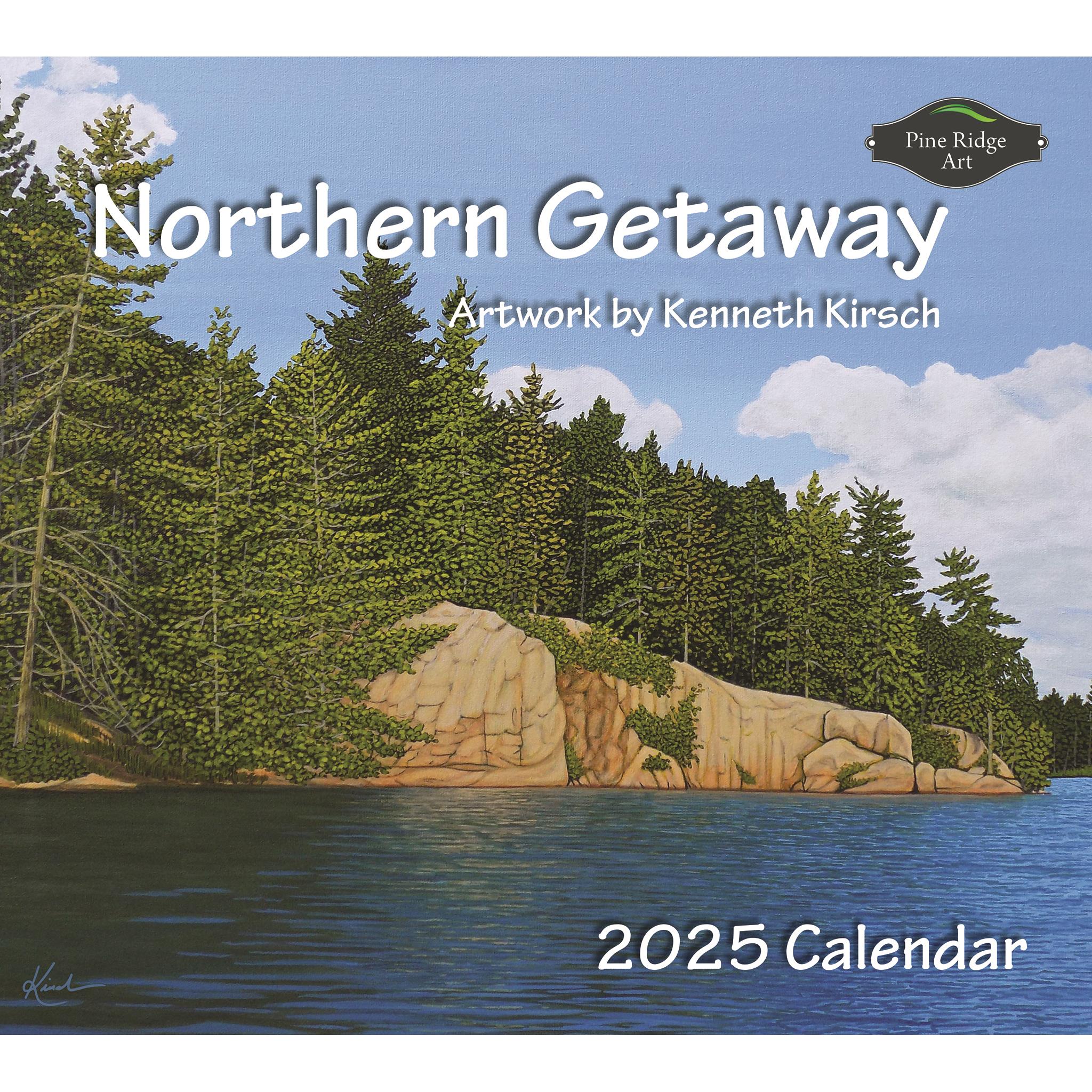 Northern Getaway Wall 2025 Calendar