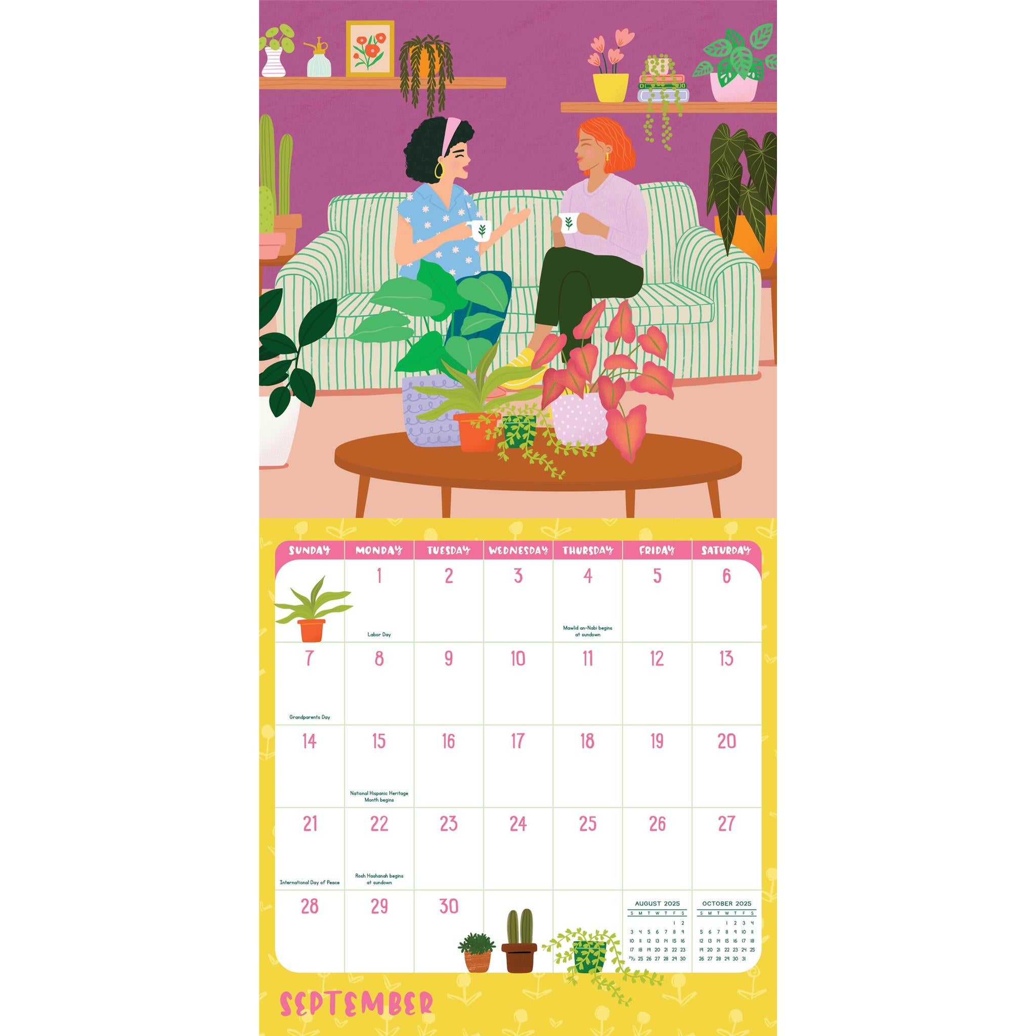 Plant Lady Wall 2025 Calendar - Online Exclusive