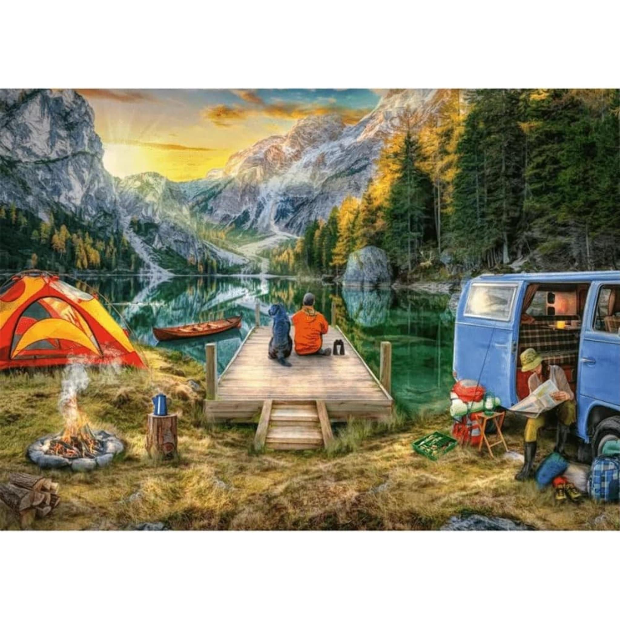 Calm Campsite 1000 Piece Puzzle Ravensburger