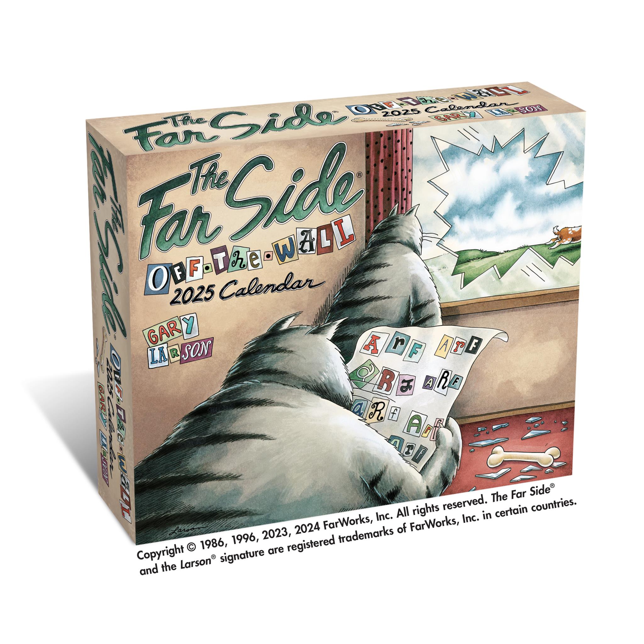 Far Side Off The Wall Box 2025 Calendar