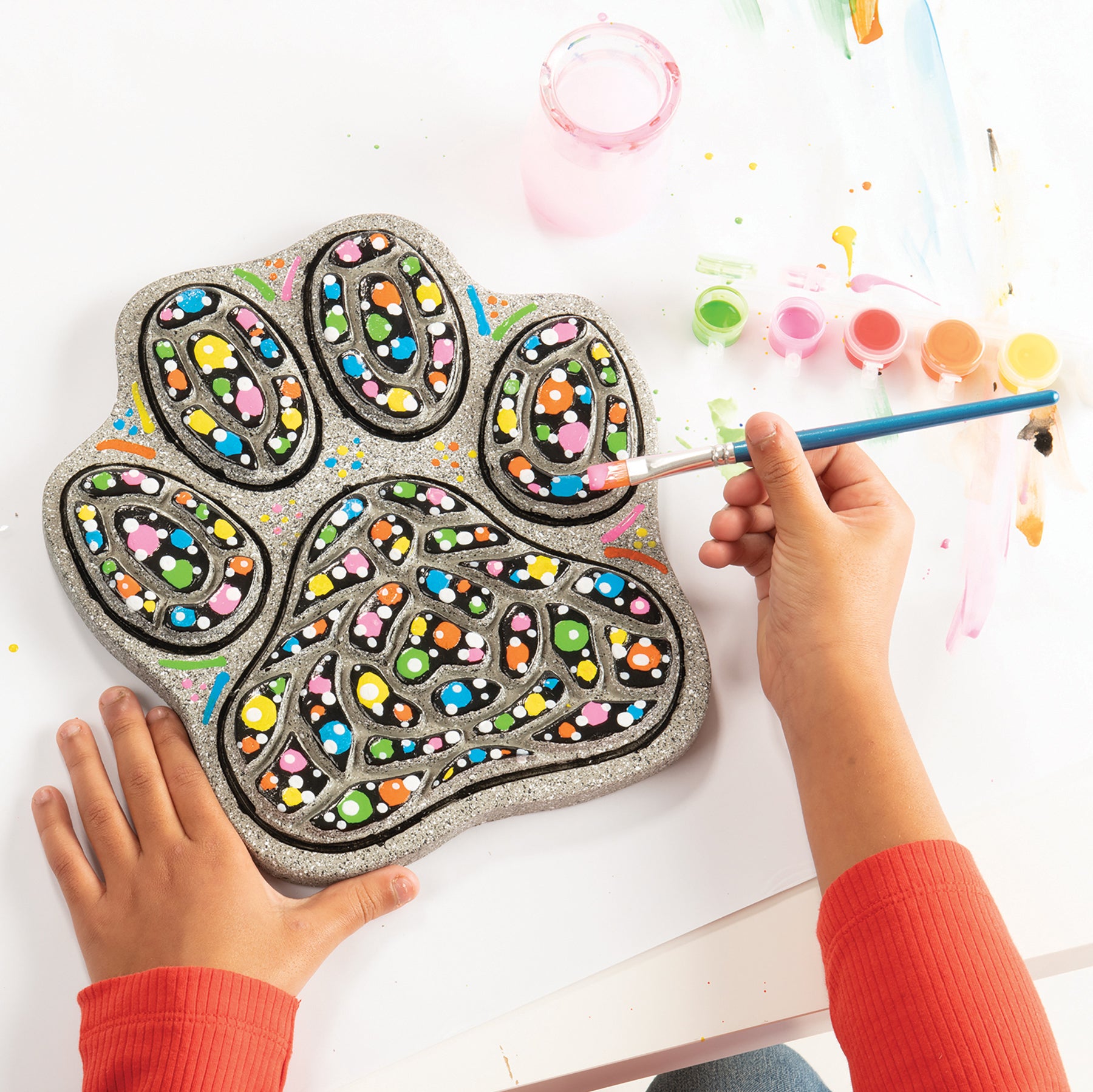 Paint Your Own Stepping Stone - Paw Print