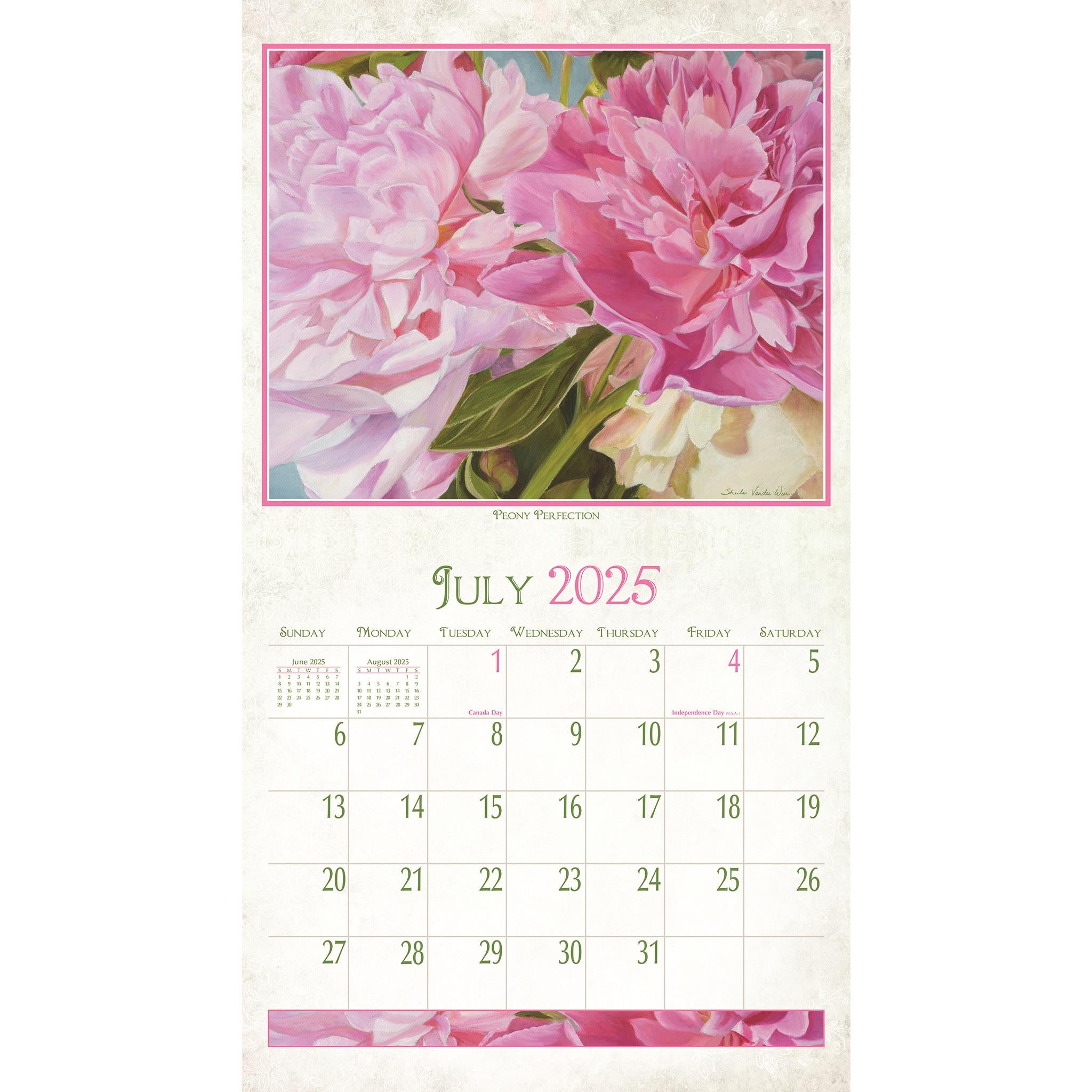 Beauty In Bloom Wall 2025 Calendar