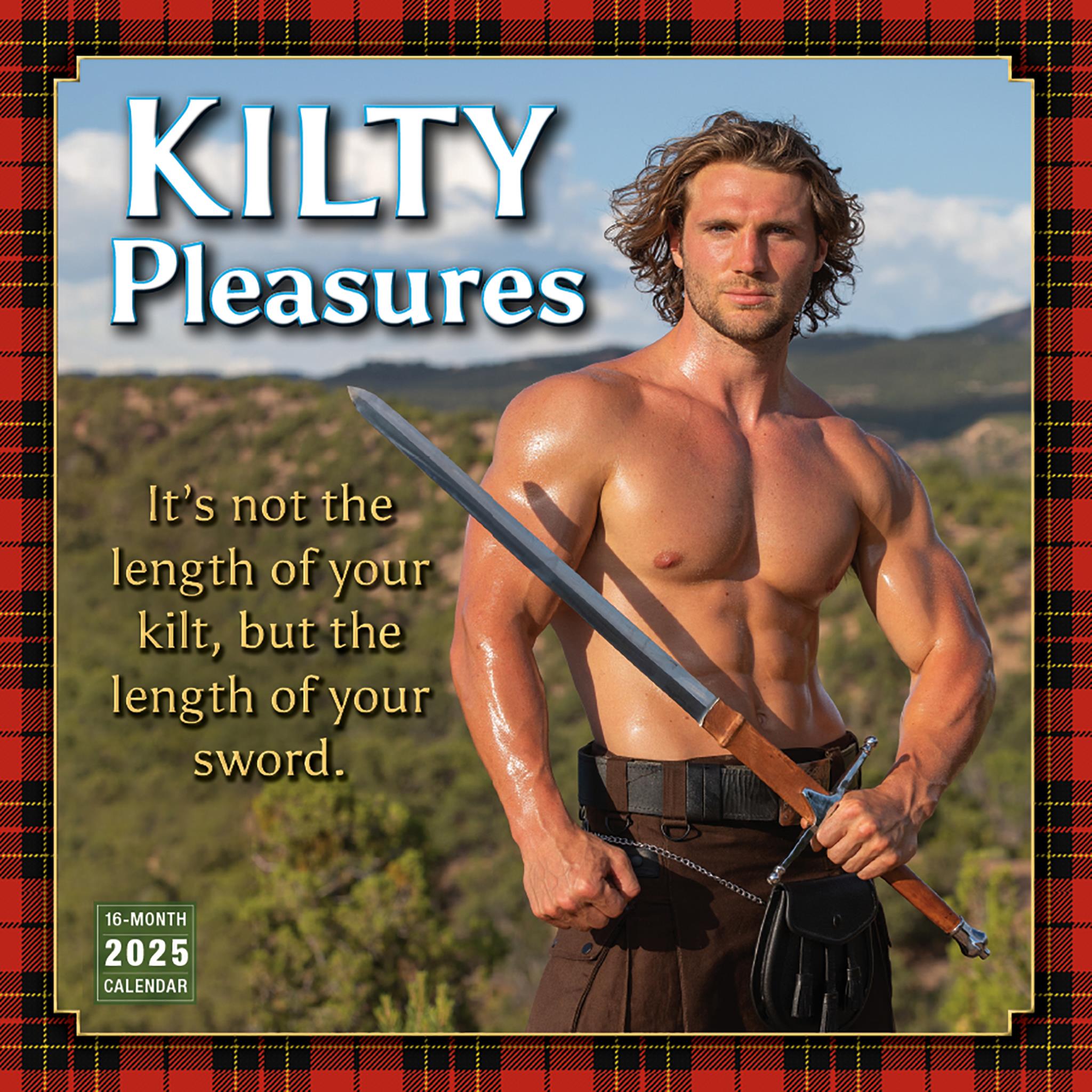 Kilty Pleasures Wall 2025 Calendar