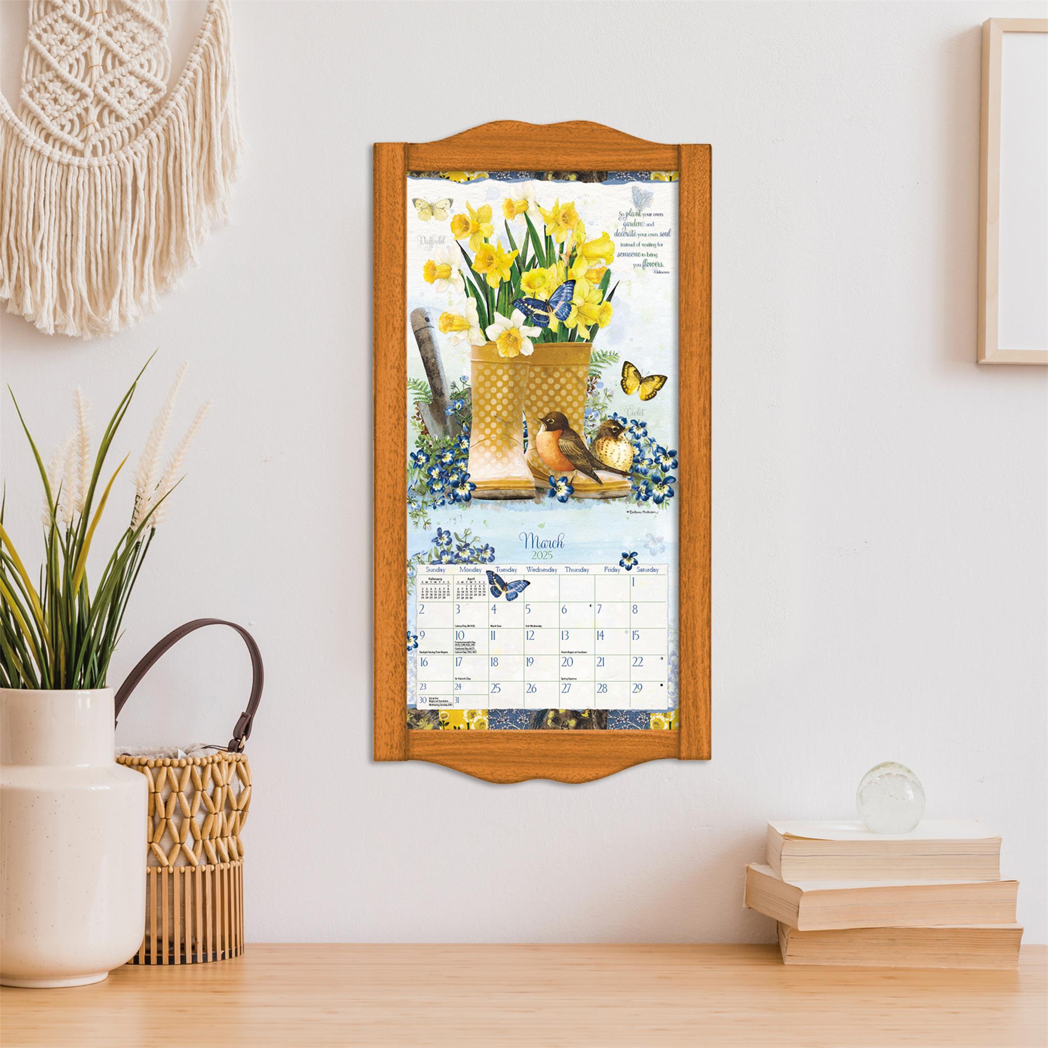 Garden Botanicals Slim 2025 Calendar product image | Calendar Club Canada