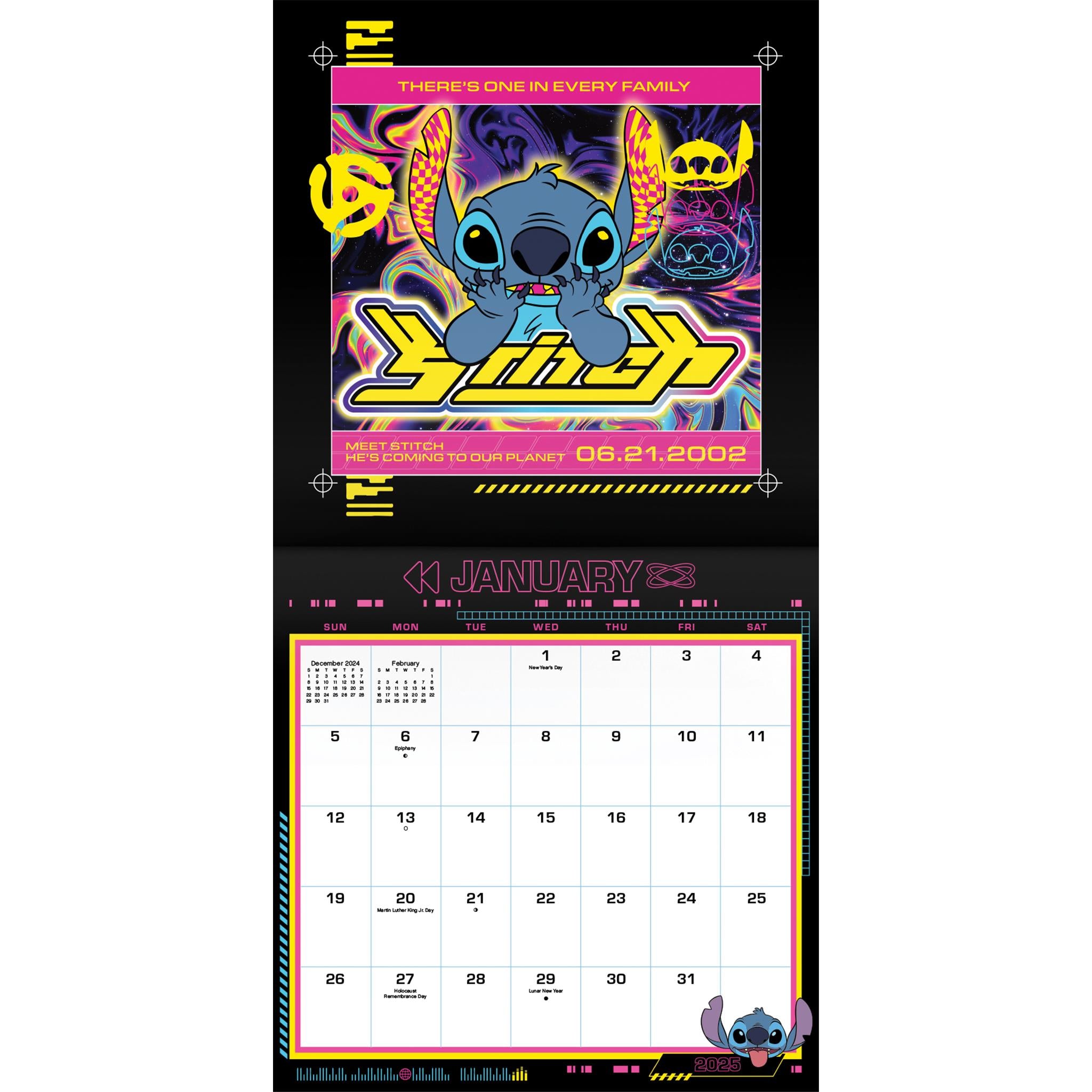 Stitch Wall 2025 Calendar - Online Exclusive