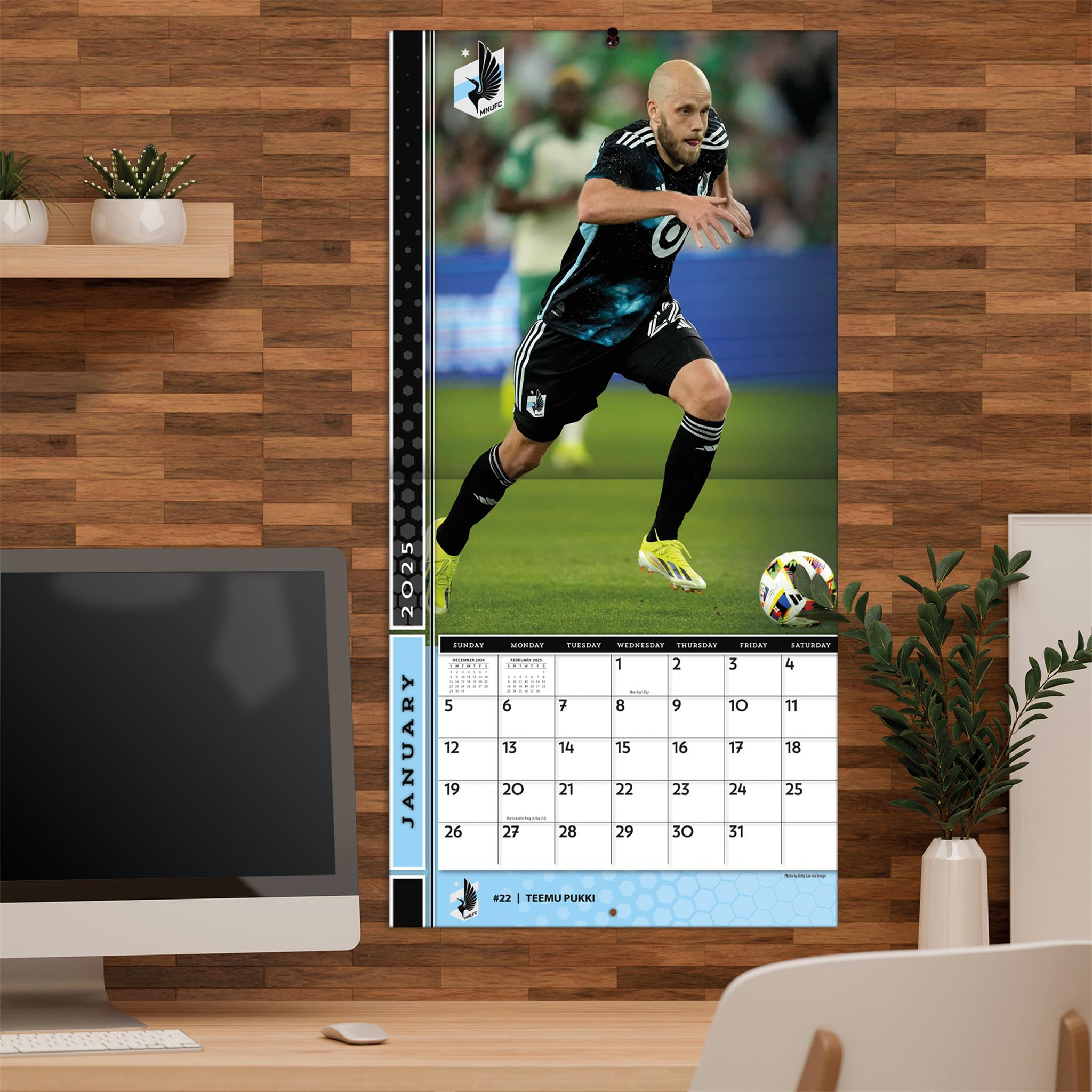 MLS Minnesota United Wall 2025 Calendar - Online Exclusive