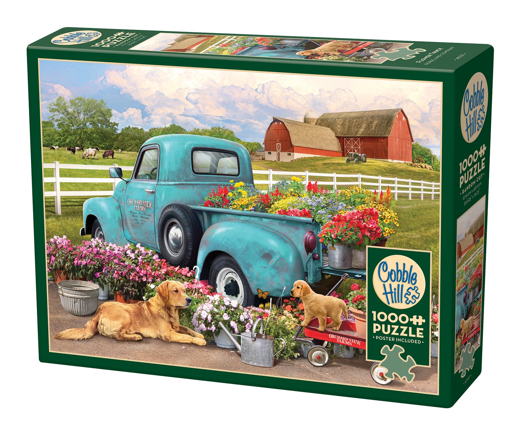 Flower Truck 1000 Piece Puzzle