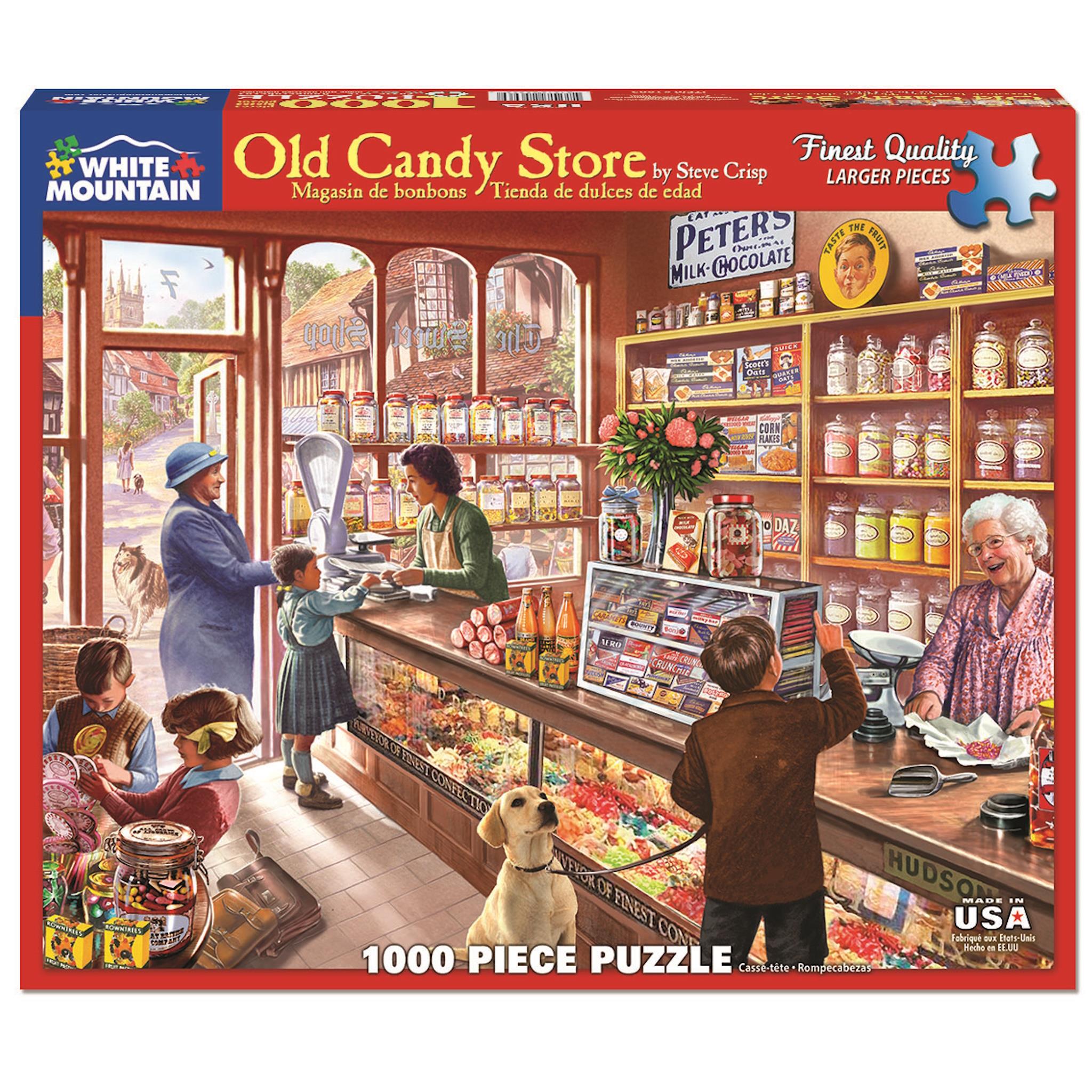 Old Candy Store 1000 Pieec Puzzle White Mountain