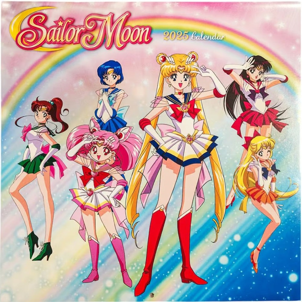 Sailor Moon Wall 2025 Calendar