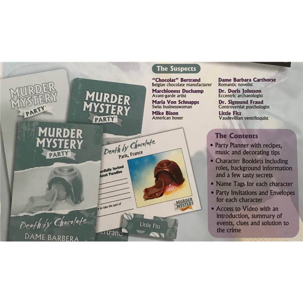 Murder Mystery Dinner Party Invitation - My (In)Sanity Party