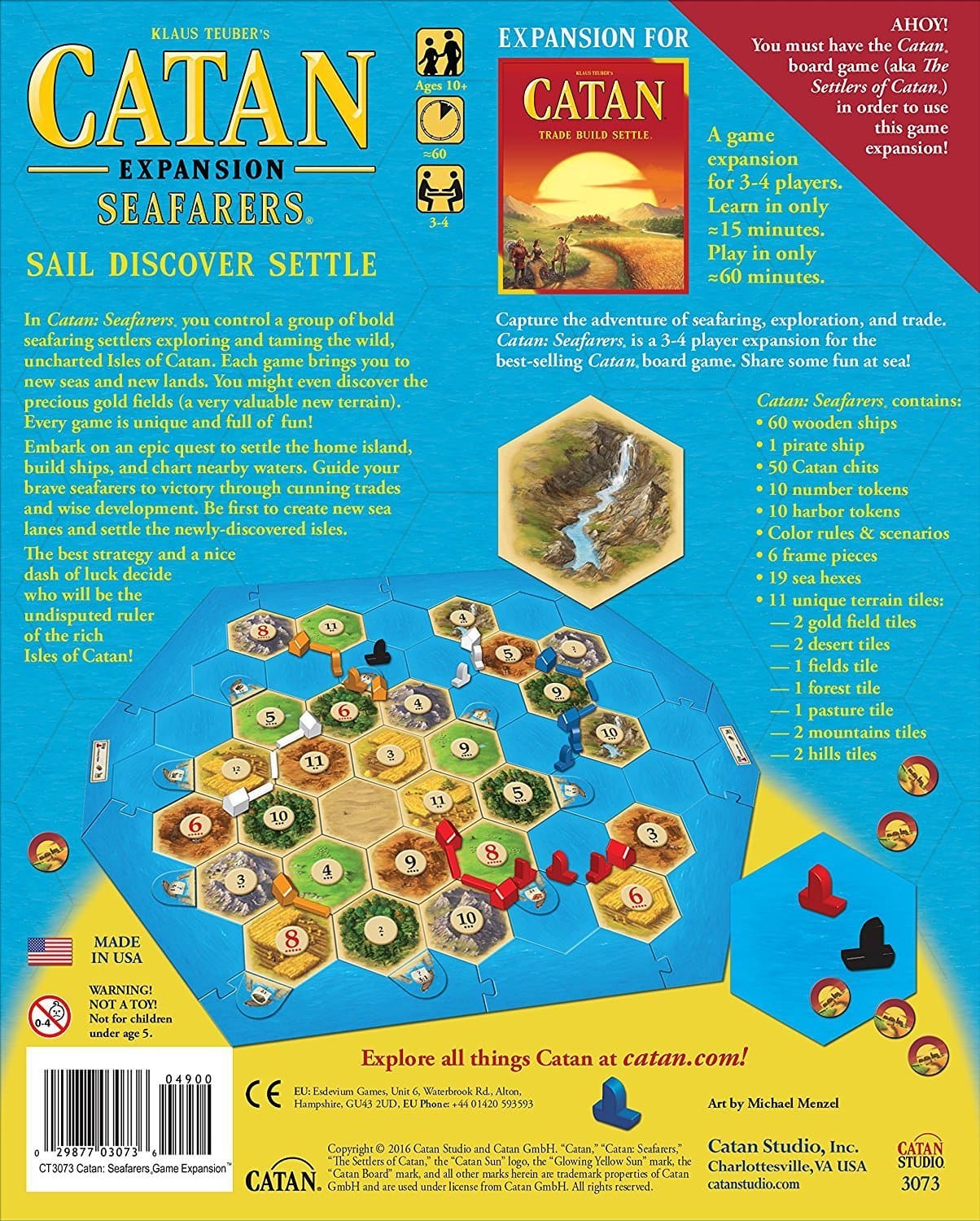 Catan Seafarers 5 6 Player Extension Strategy Game by Catan