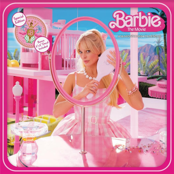 9781438897394 Barbie The Movie 2024 Exclusive Wall Calendar with Decal  Trends International - Calendar Club