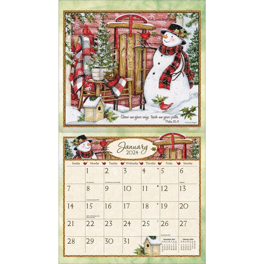 9781469432410 Bountiful Blessings 2024 Special Edition Wall Calendar