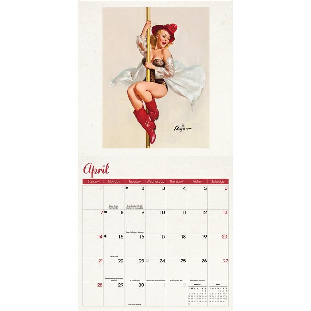 Calendrier pin up -  France