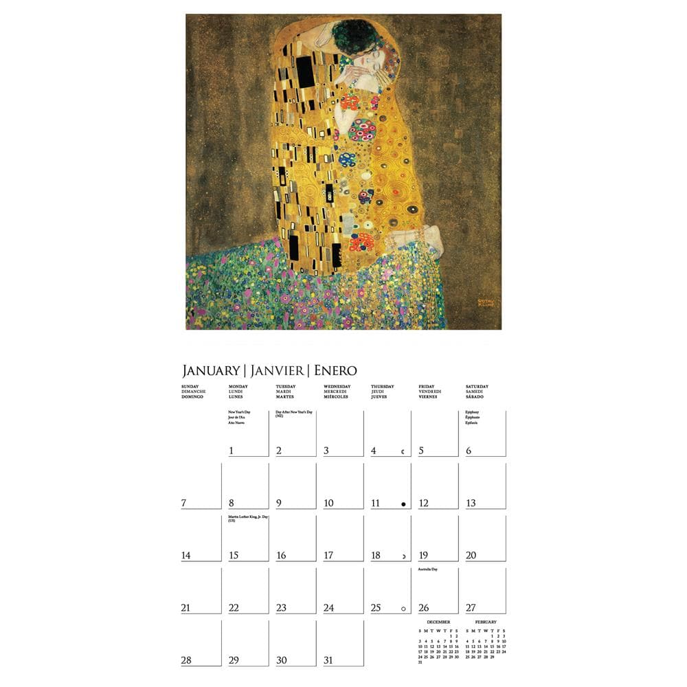 9781664821347 Klimt 2024 Wall Calendar Graphique De France Calendar Club