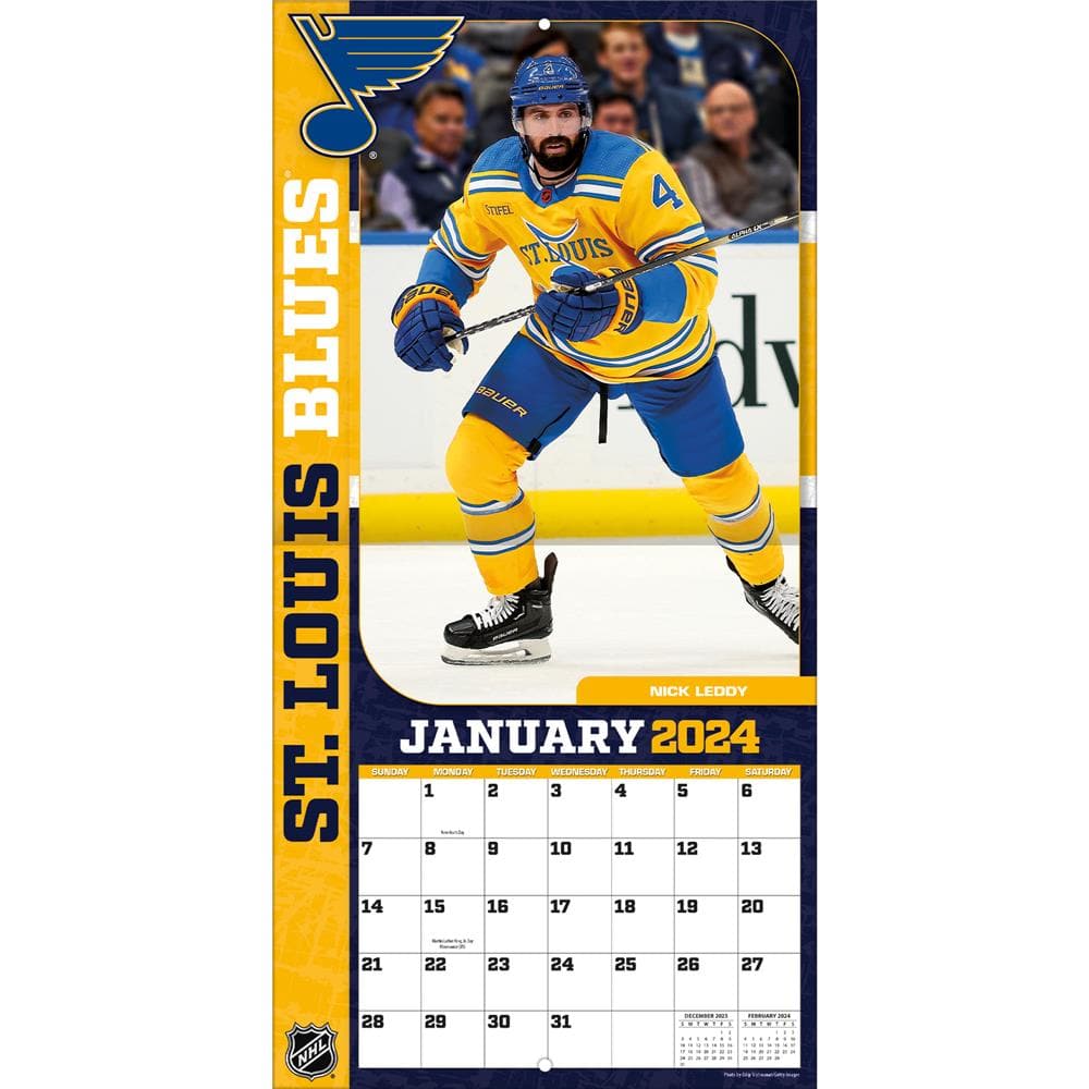 St. Louis Blues 2024 Box Calendar